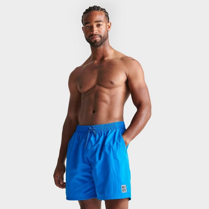 Nike blue hot sale swim shorts