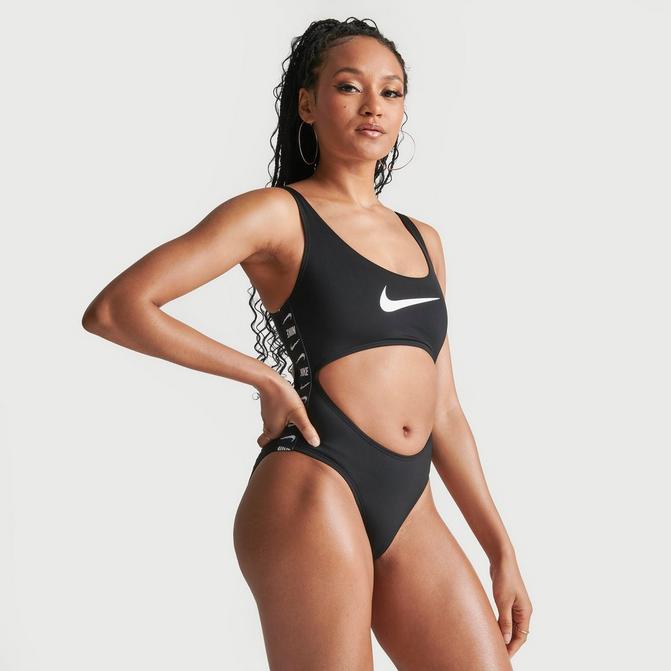 Women's Nike Swim Tape One Piece Swimsuit| JD Sports