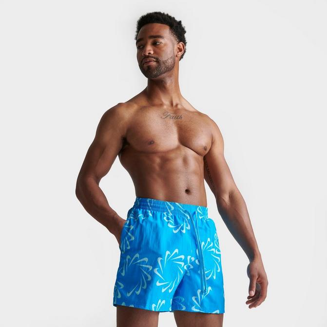 Nike swoosh print store swim shorts