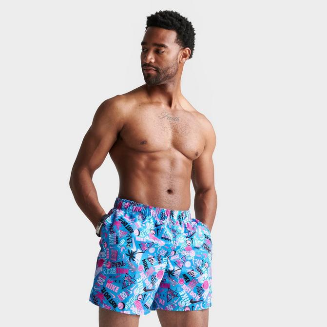 Blue nike best sale swim shorts