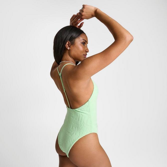 Women s Nike Swim Retro Flow One Piece Swimsuit JD Sports