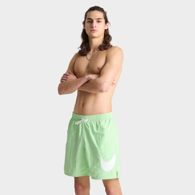 Men s Nike Swim Large Swoosh Graphic 7 Volley Swim Shorts JD Sports