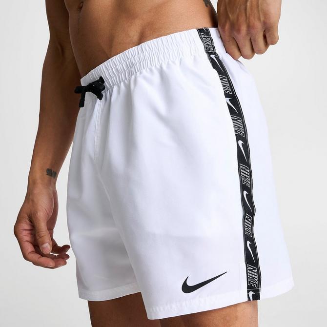 Men s Nike Swim Tape Logo 5 Volley Shorts