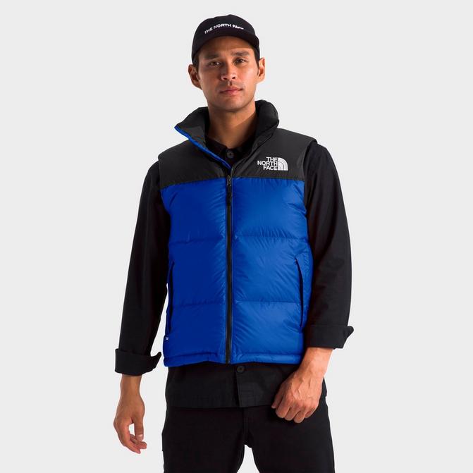 North face vest blue best sale