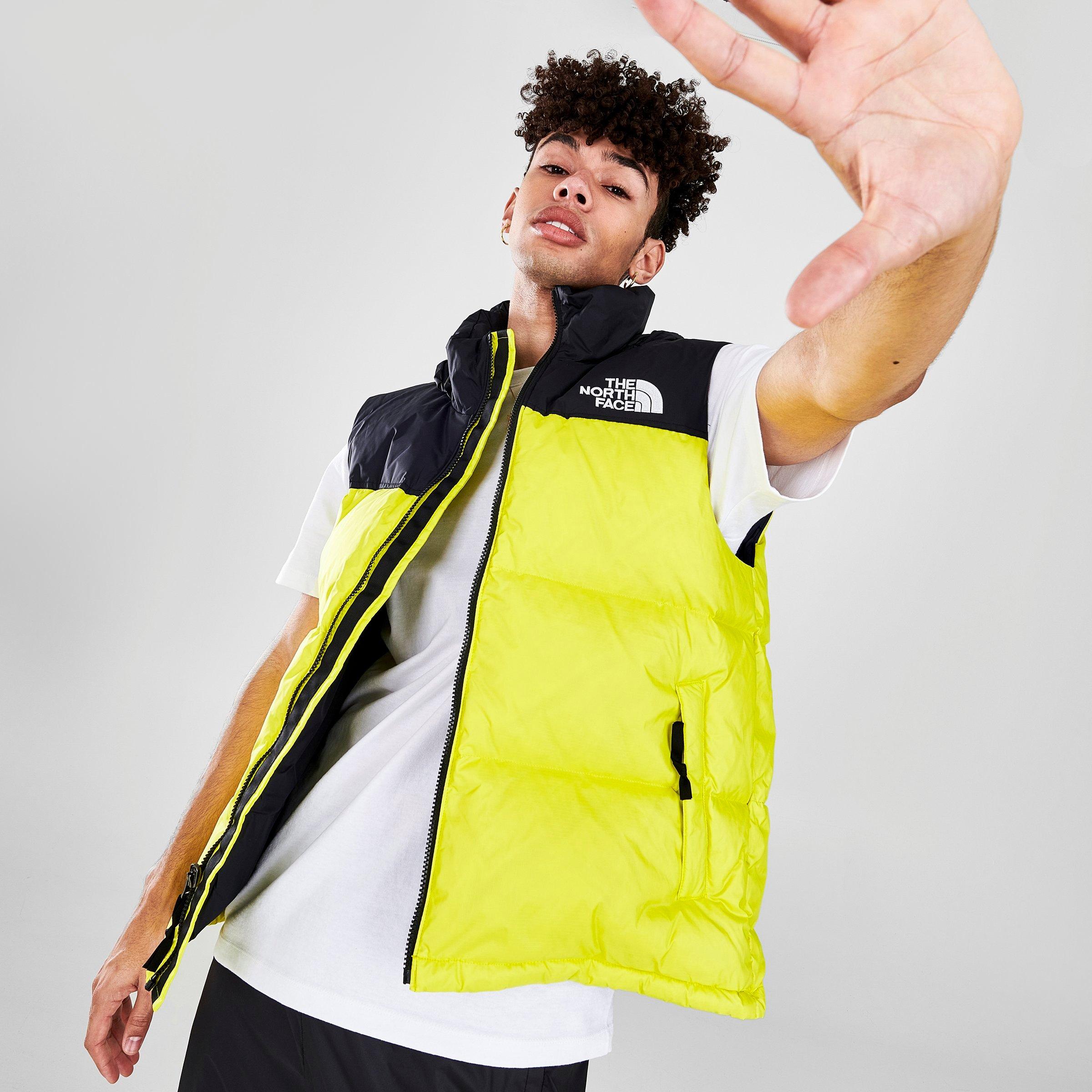 north face nuptse vest green