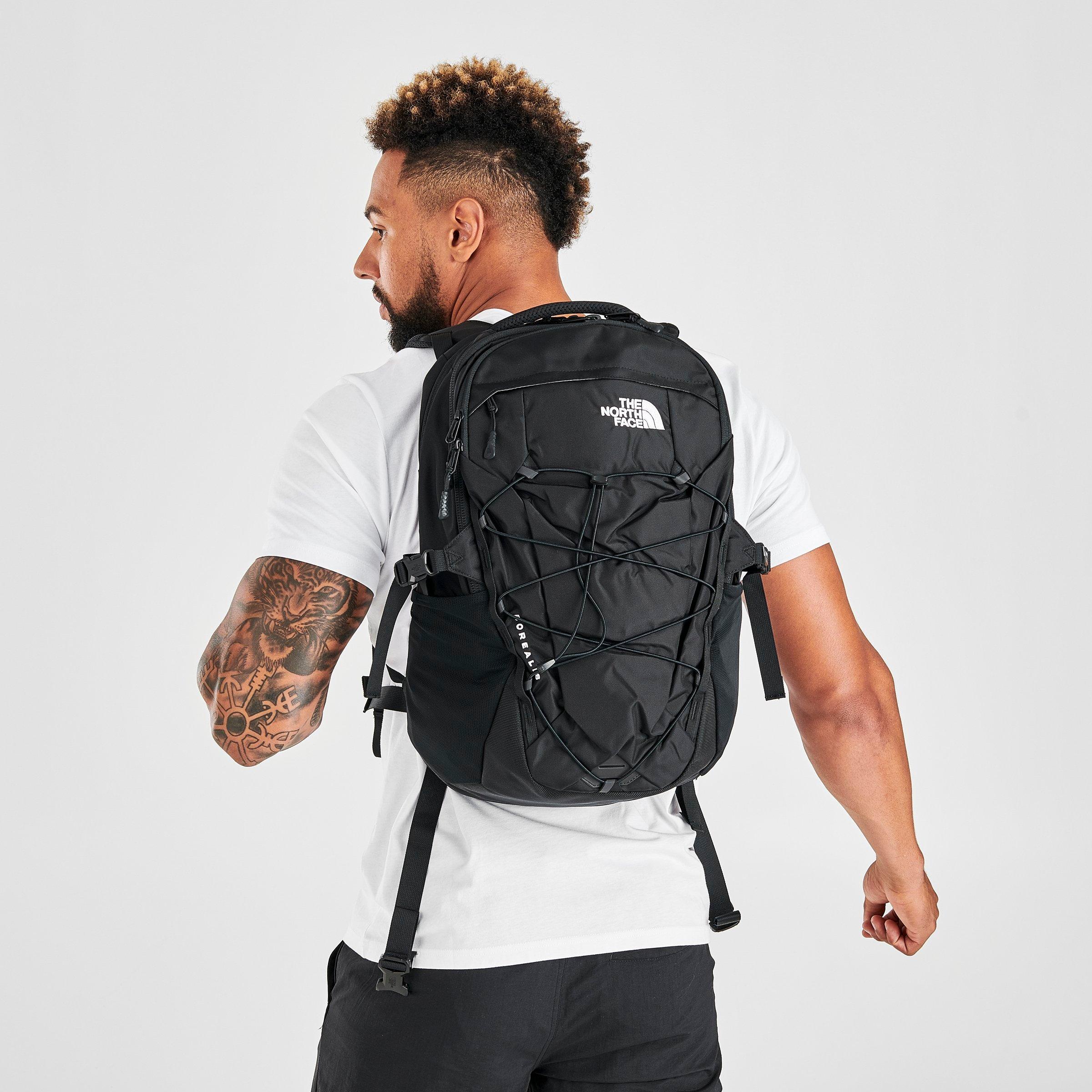 the north face borealis backpack black