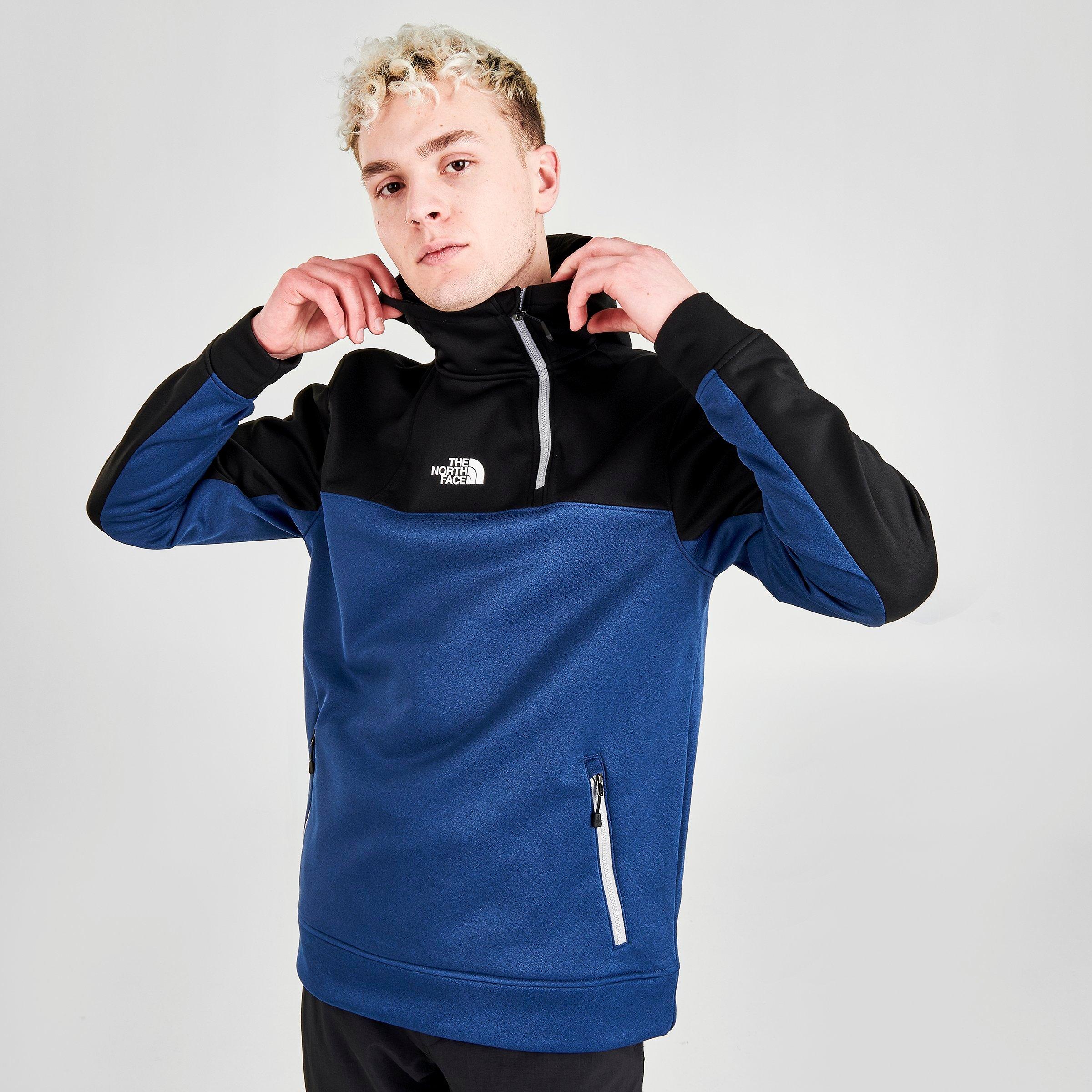 north face hoodie half zip