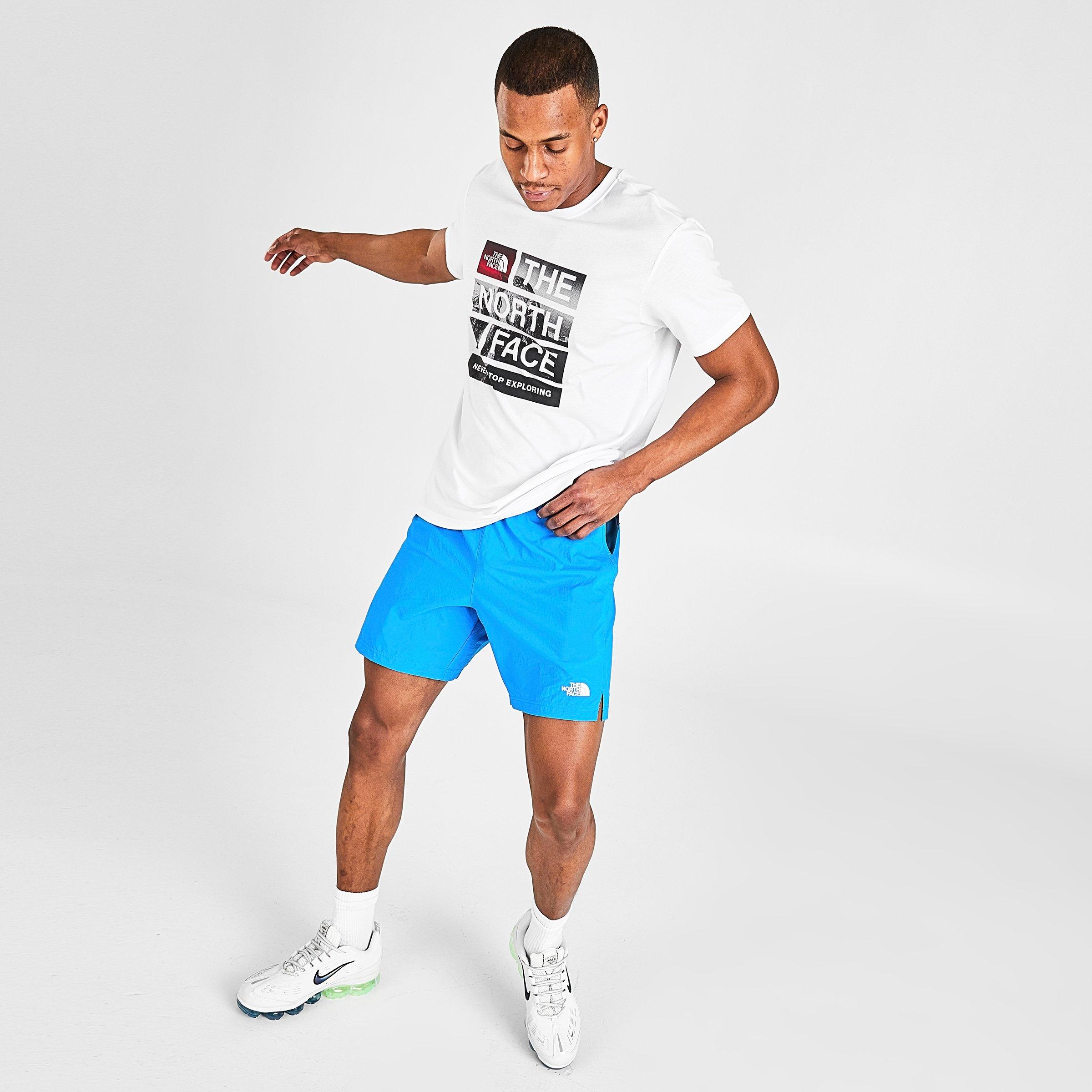 the north face tape fleece shorts