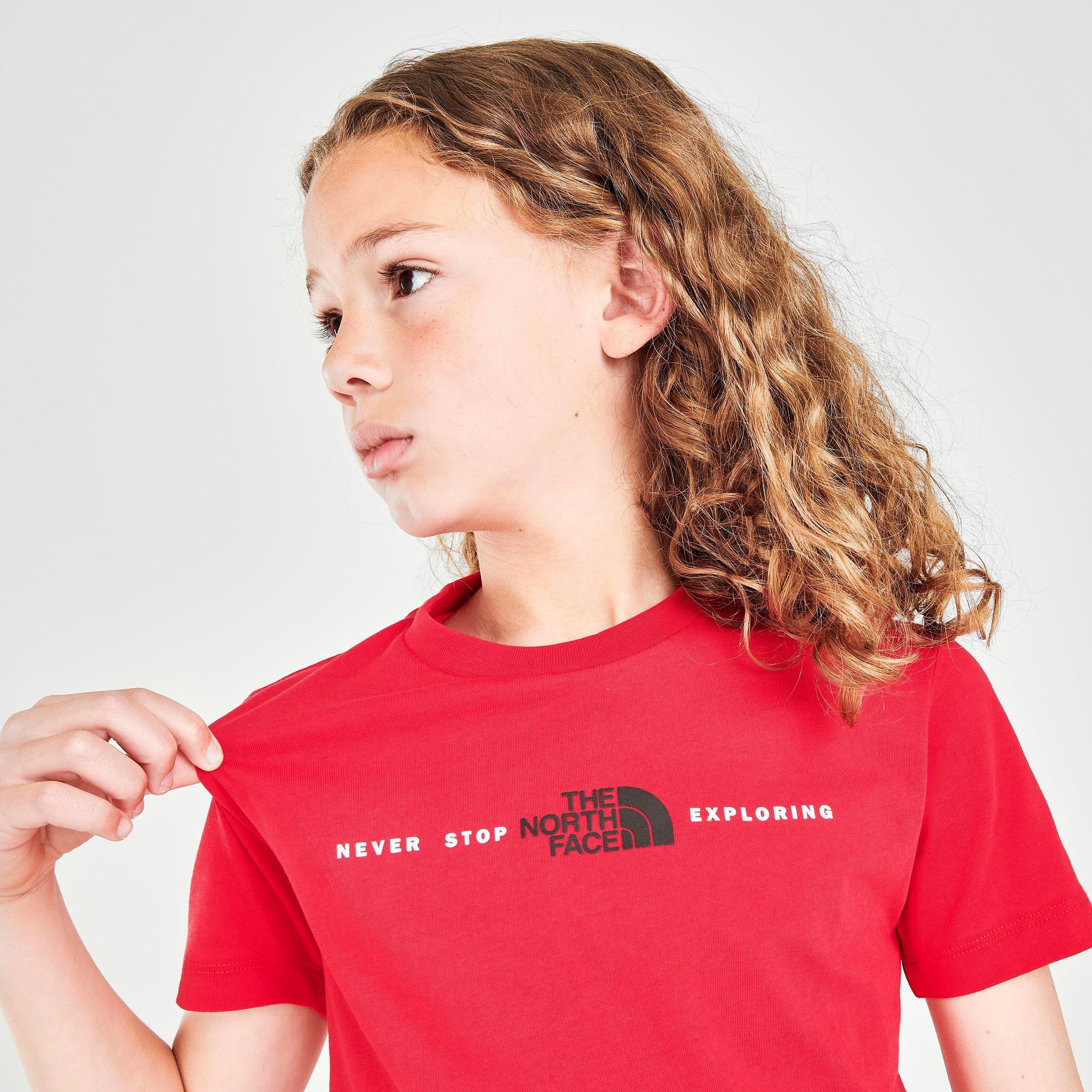 boys north face t shirt