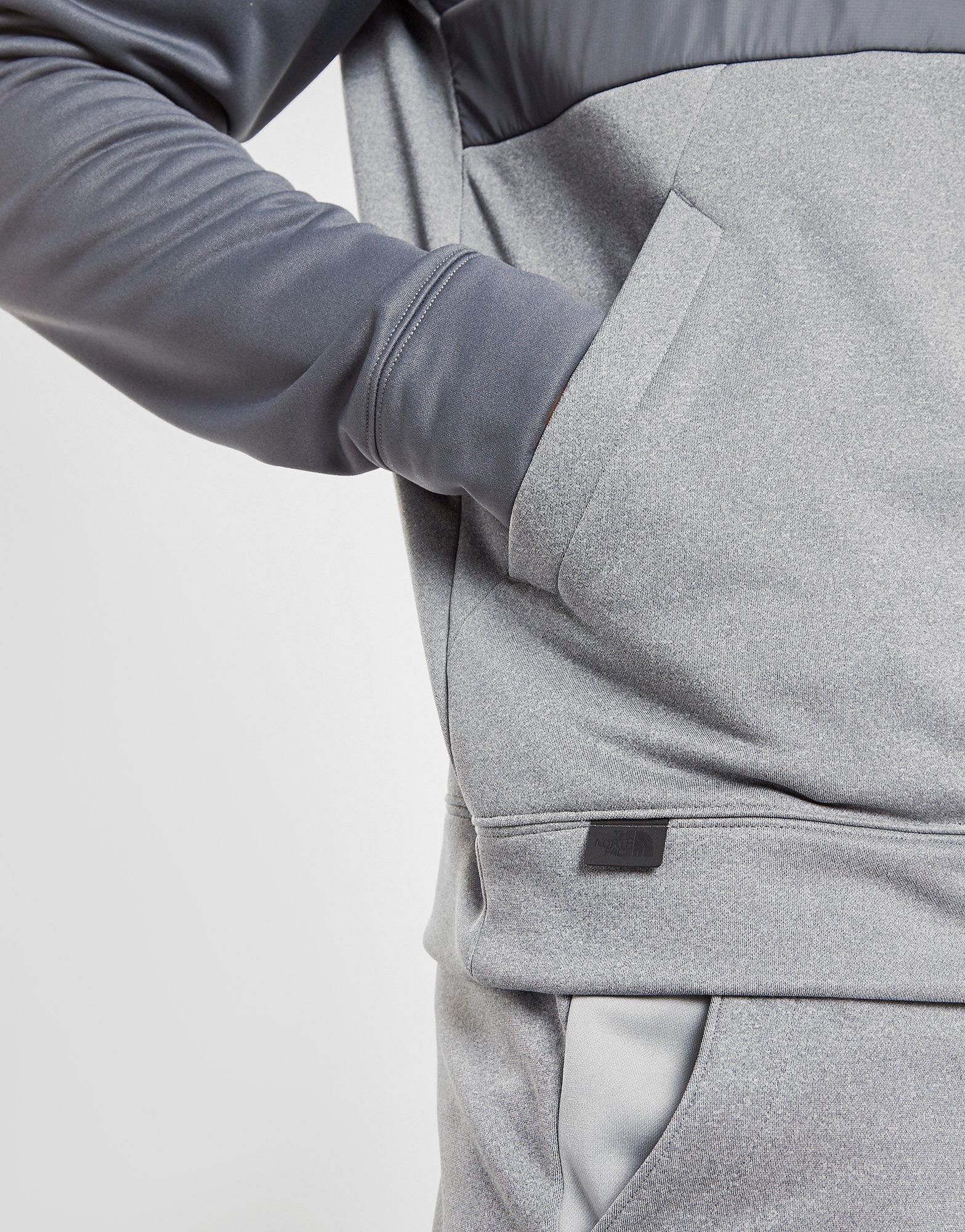 north face grey half zip