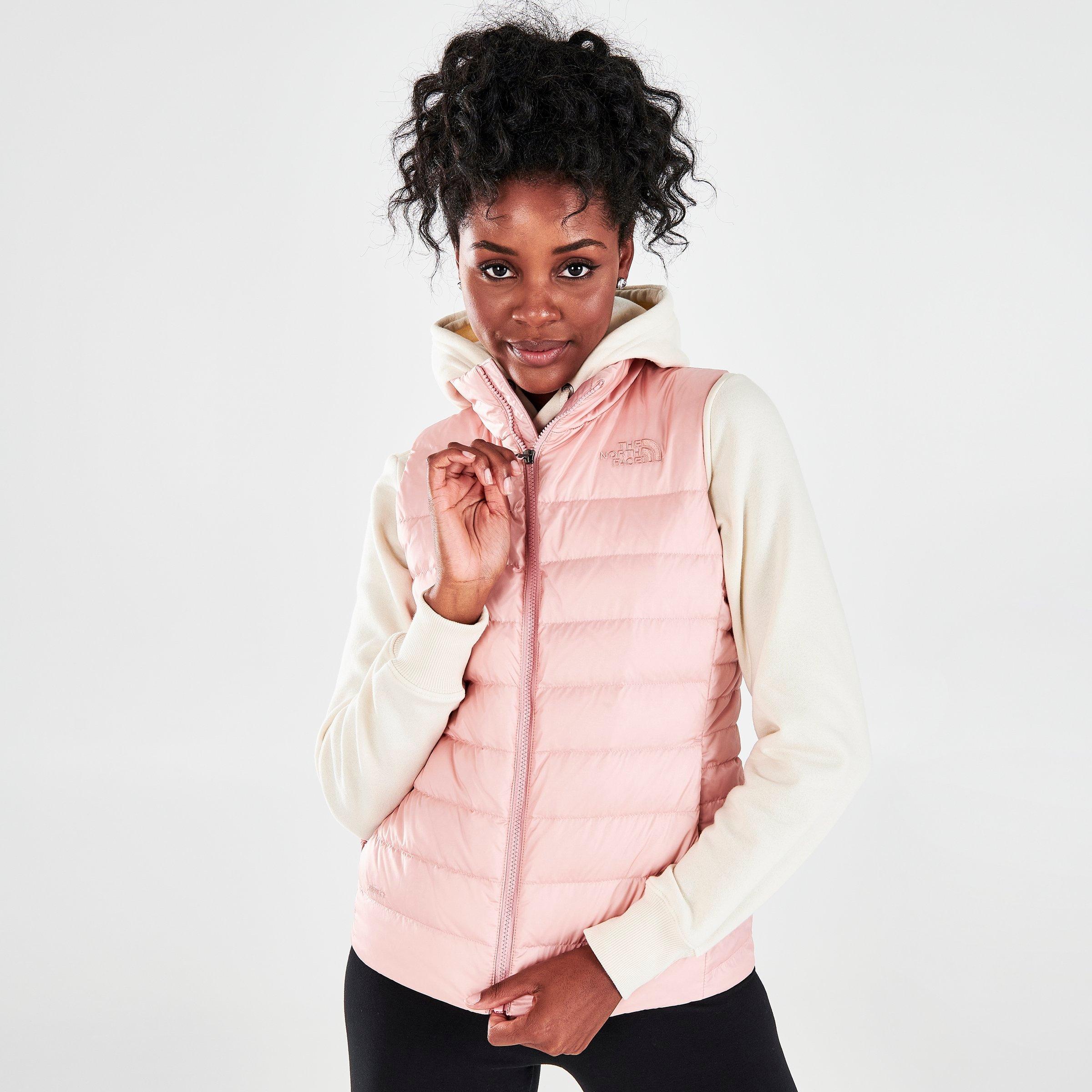 tan north face vest