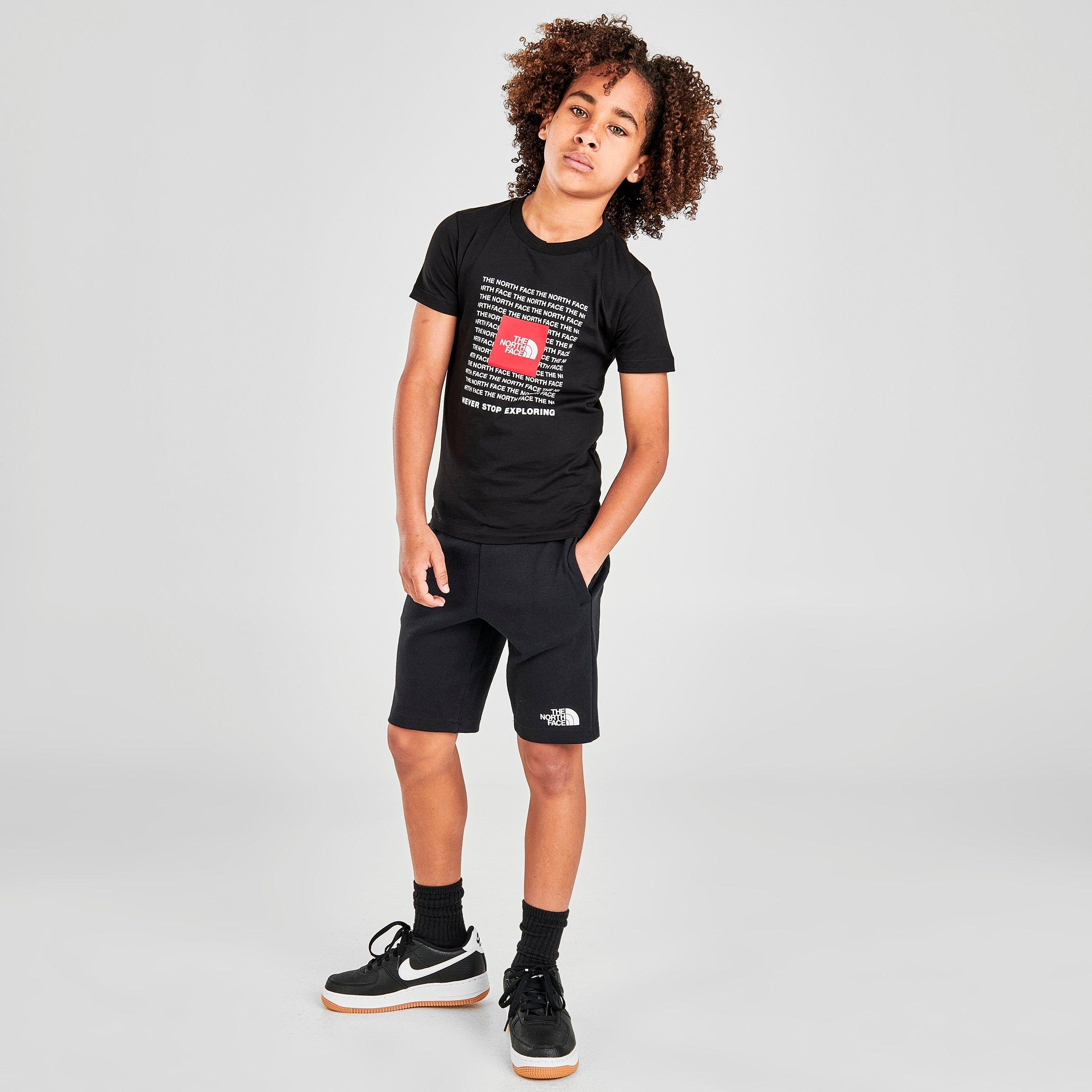 boys north face t shirt