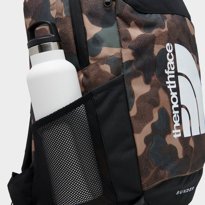 North face black hot sale camo backpack