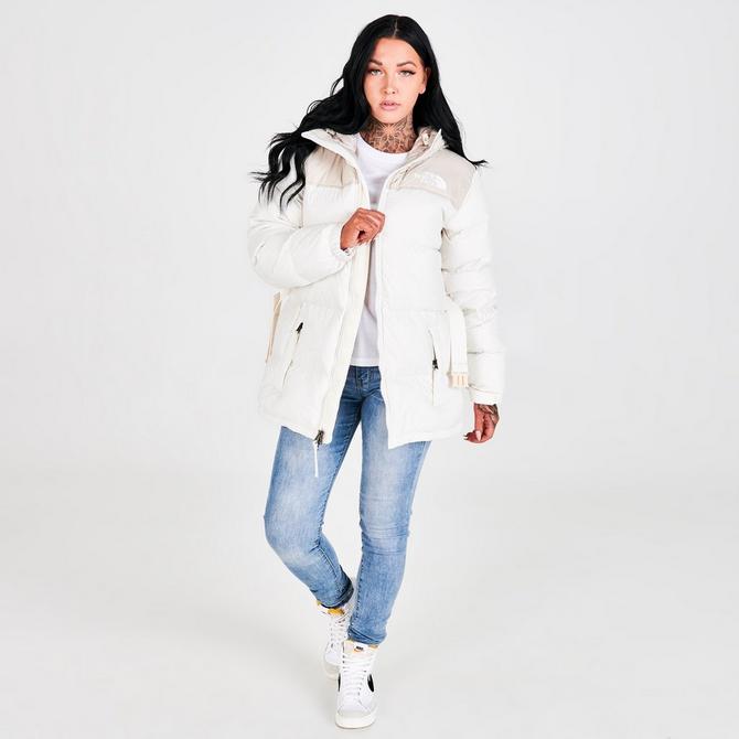 Women's The North Face Nuptse Belted Mid Jacket| JD Sports