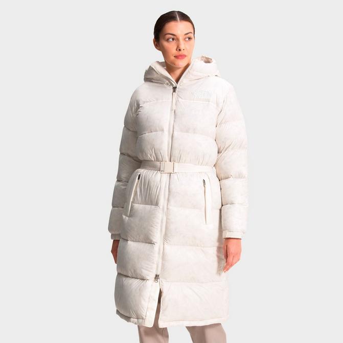 Long north sale face puffer jacket