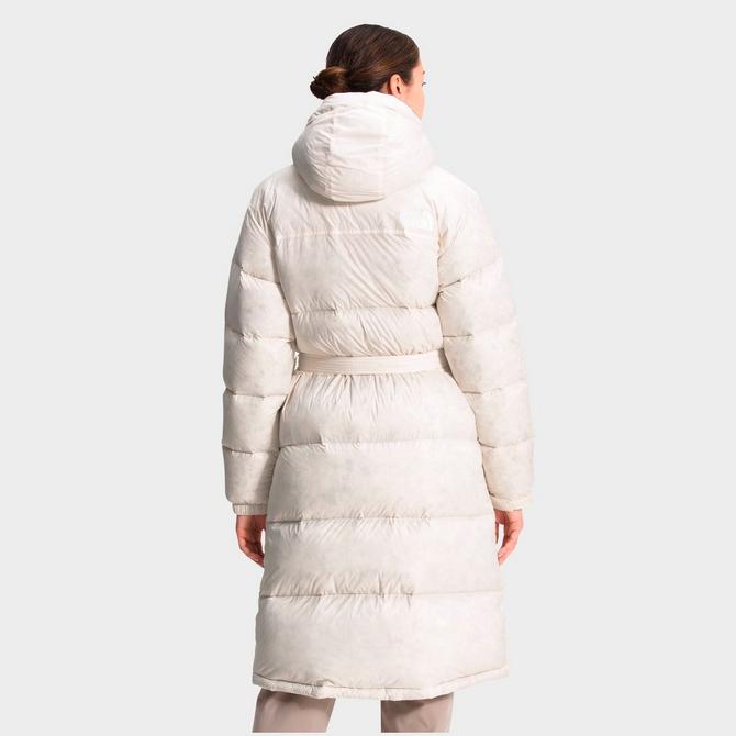 Women s The North Face Nuptse Belted Long Parka JD Sports