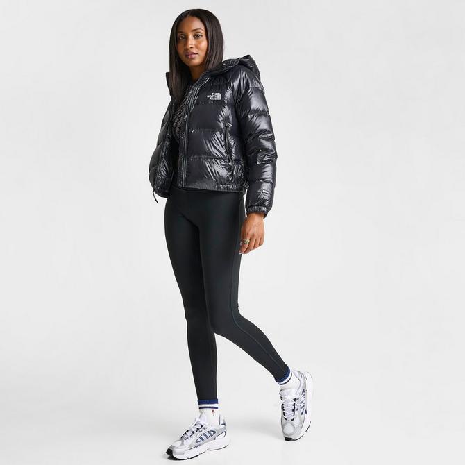 Shine black clearance puffer jacket