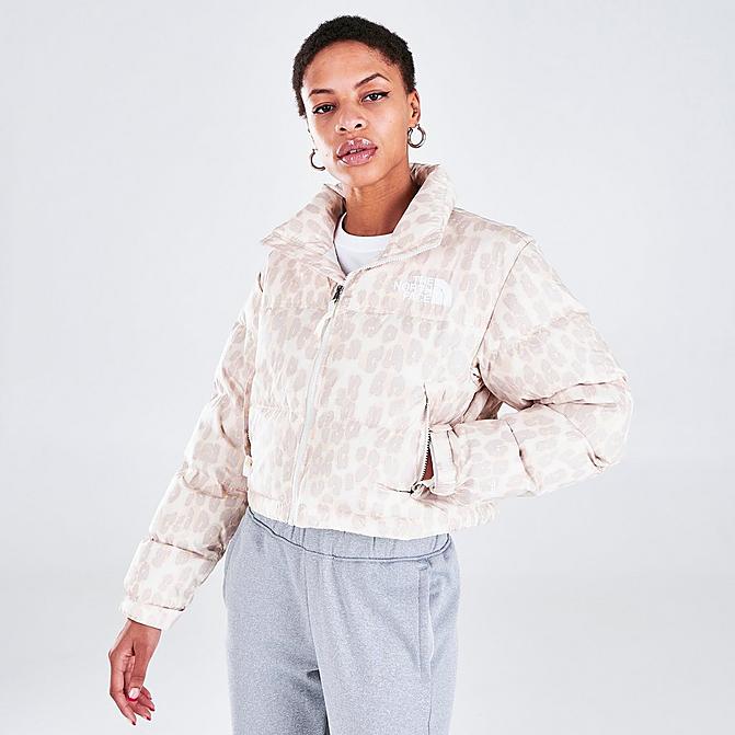 Women's The North Face Cropped Printed Nuptse Short Jacket| JD Sports