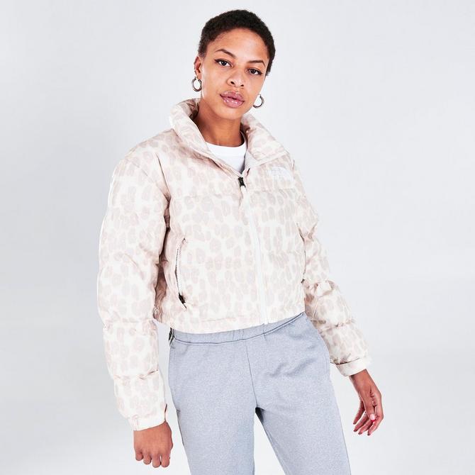 Women s The North Face Cropped Printed Nuptse Short Jacket