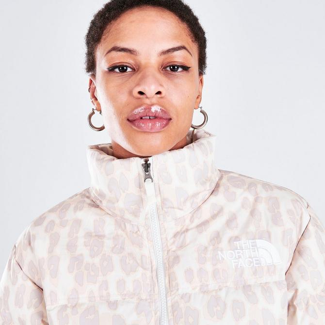 Stamboom hier merk op Women's The North Face Cropped Printed Nuptse Short Jacket | JD Sports