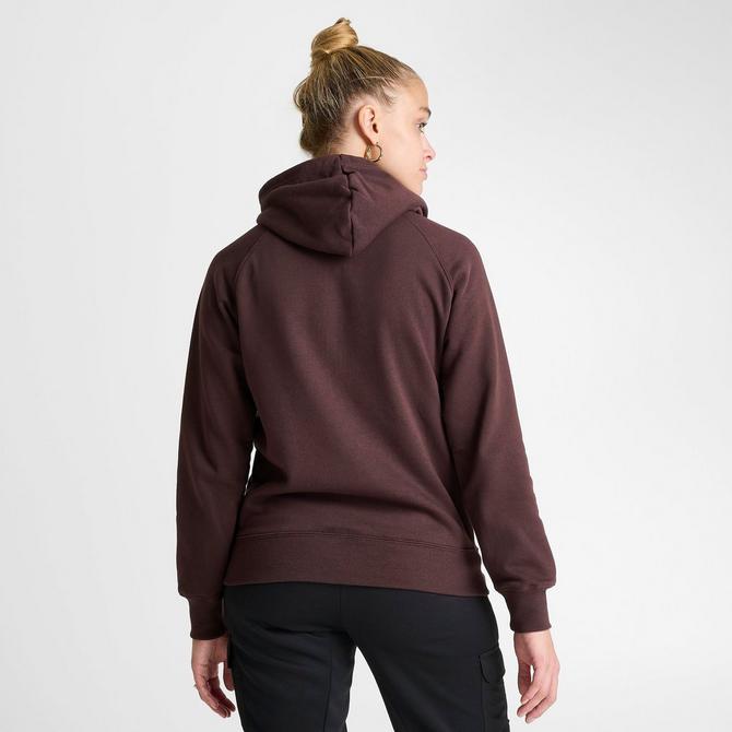 Burgundy north face online hoodie