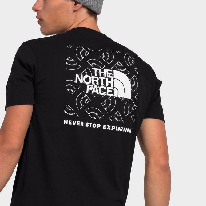 The North Face Short Sleeve Mountain Outline T-Shirt, TNF Black / White