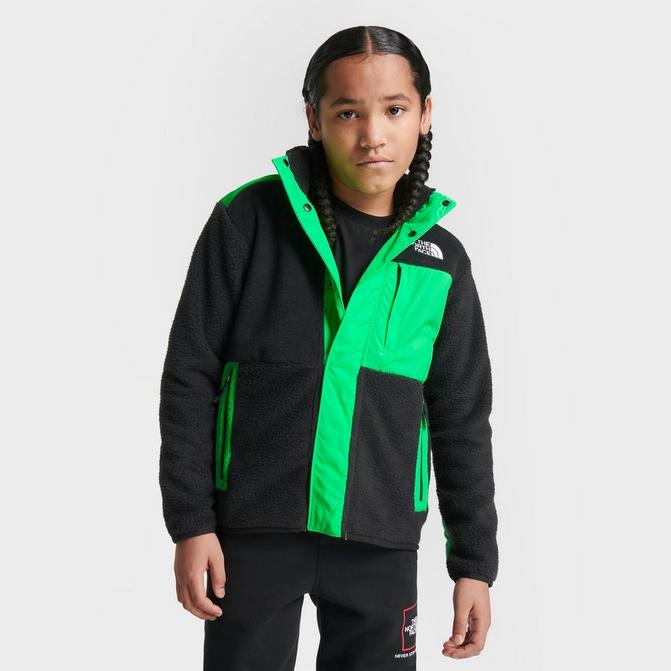 Green and black 2024 north face coat