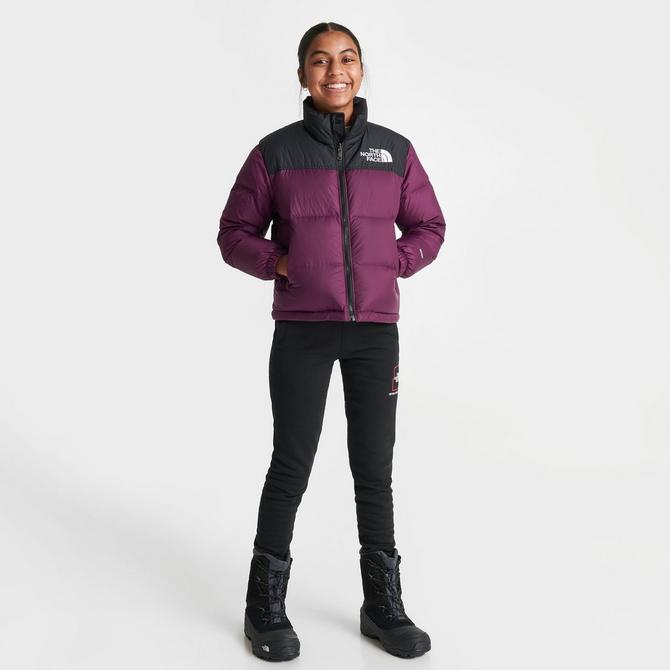 Girls purple cheap north face jacket