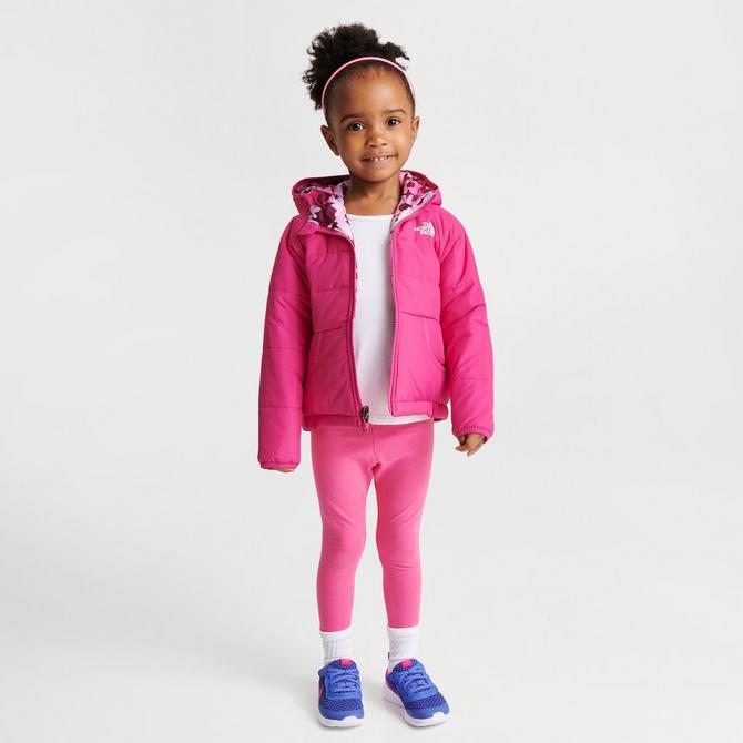 Toddler girl north store face reversible jacket