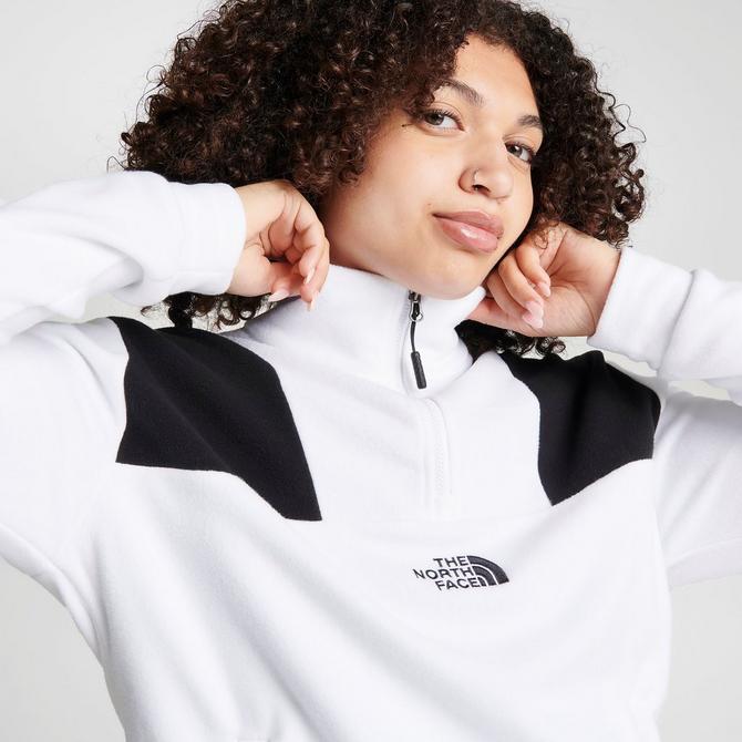 North face deals quarter zip sweater