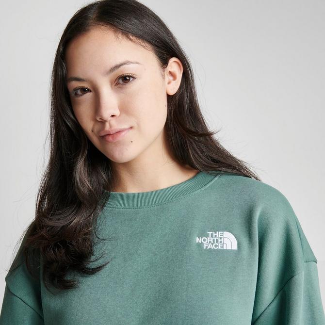 The north face women's half on sale dome fleece crew