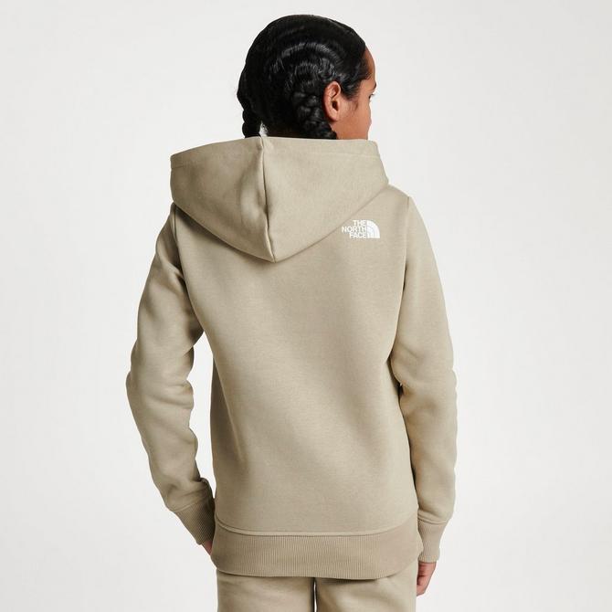 The north face box hot sale logo overhead hoodie junior