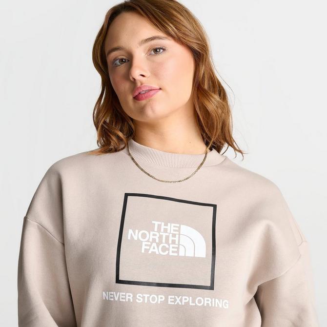 Women's The North Face Oversized Half Dome Logo Crewneck Sweatshirt