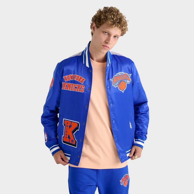 Men s Pro Standard New York Knicks NBA Sublimated Satin Jacket