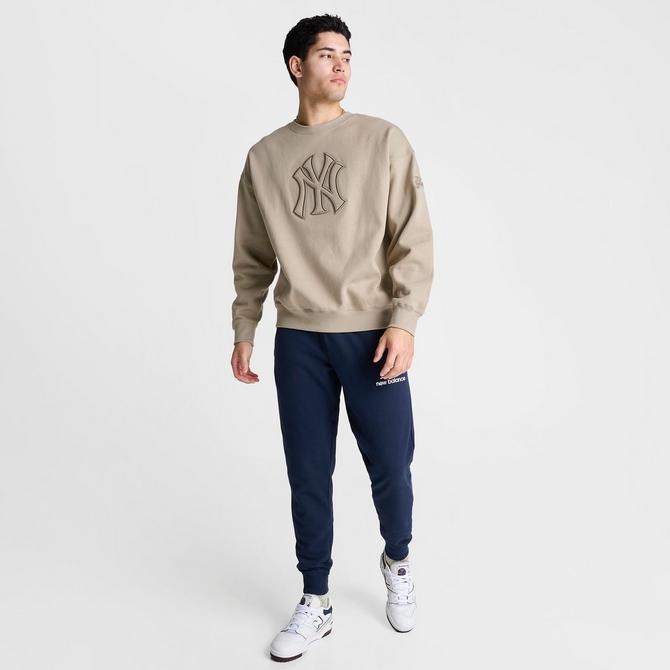 Monogram Logo Relaxed Crewneck Sweatshirt + Sweatpants