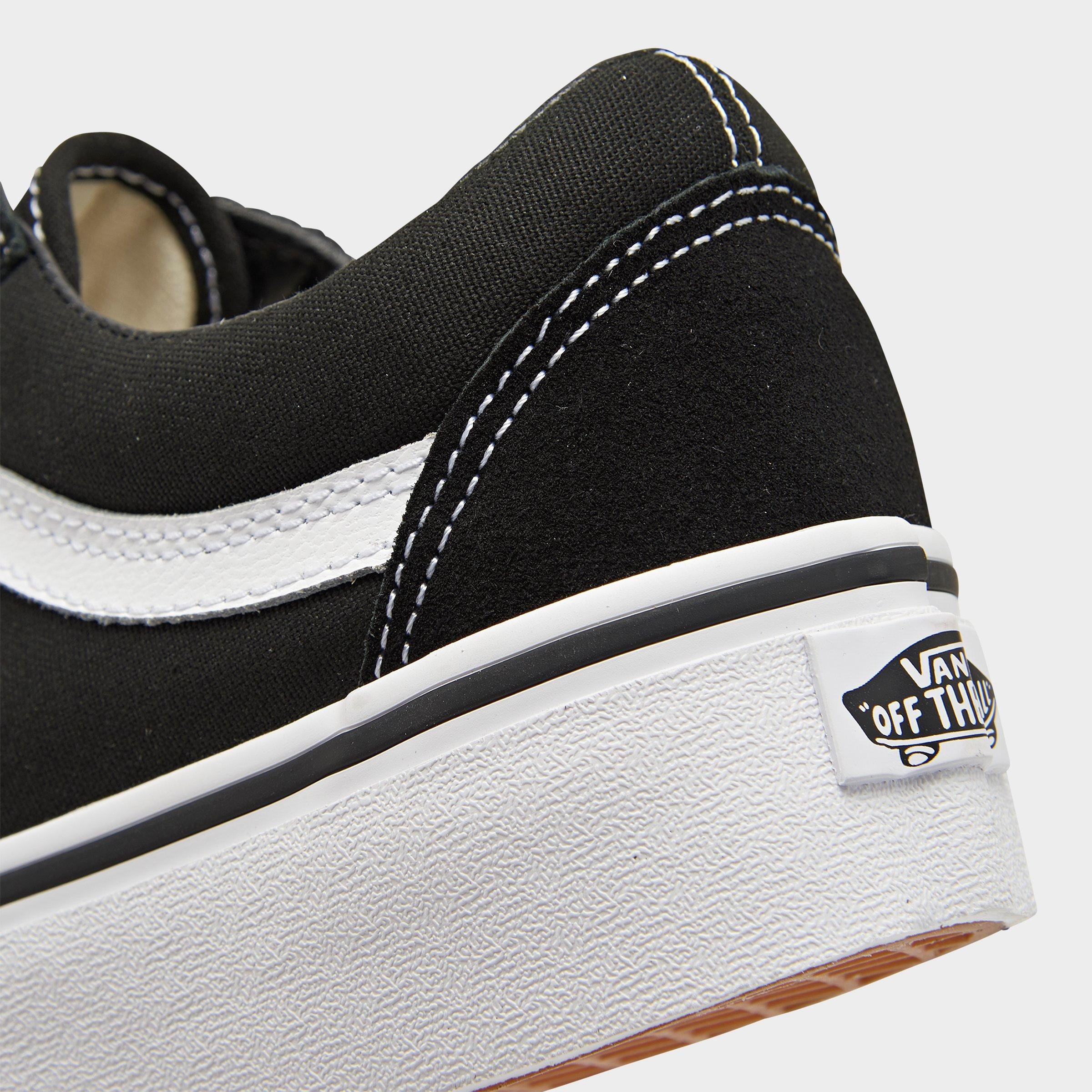 vans old skool platform women's black