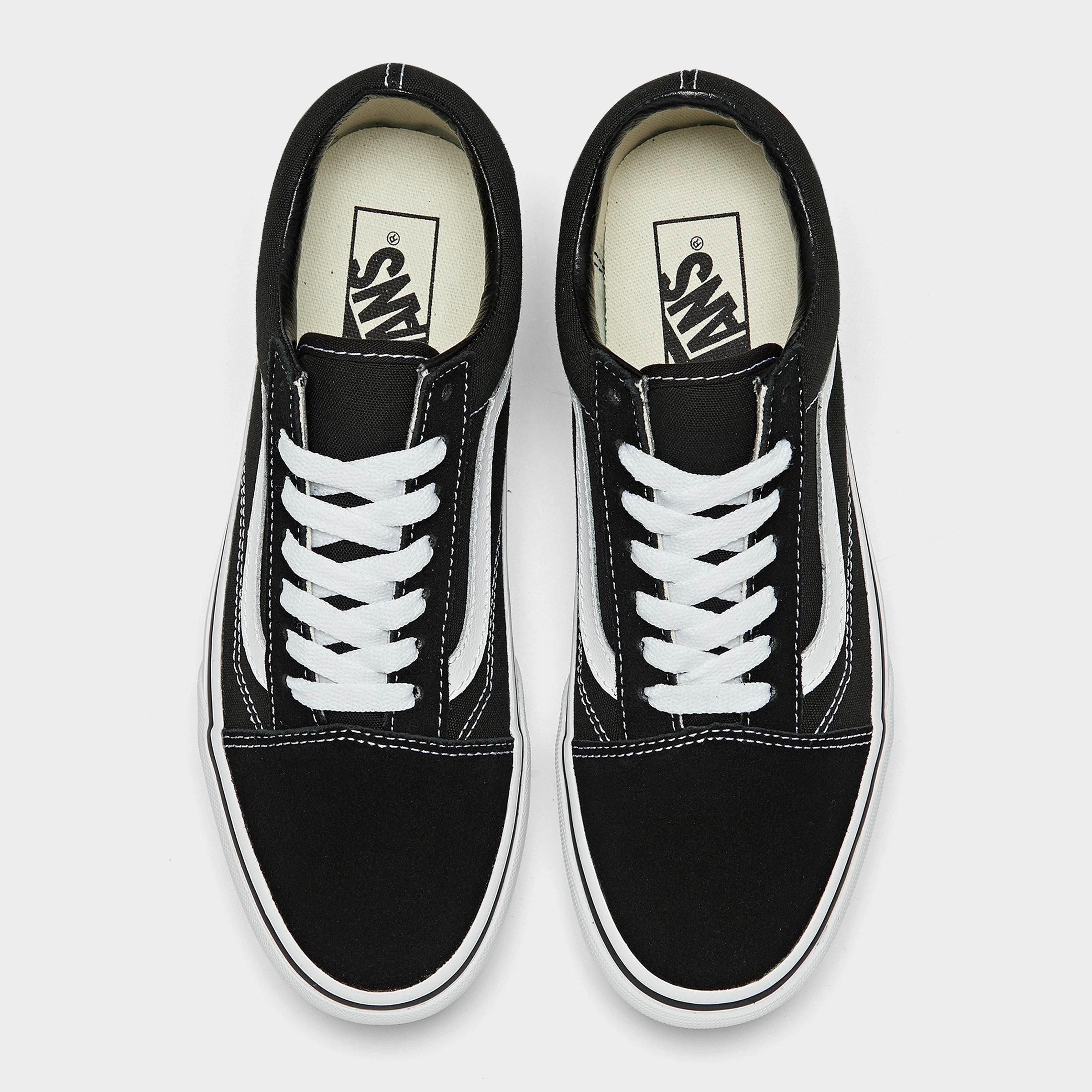 vans old skool platform black and white