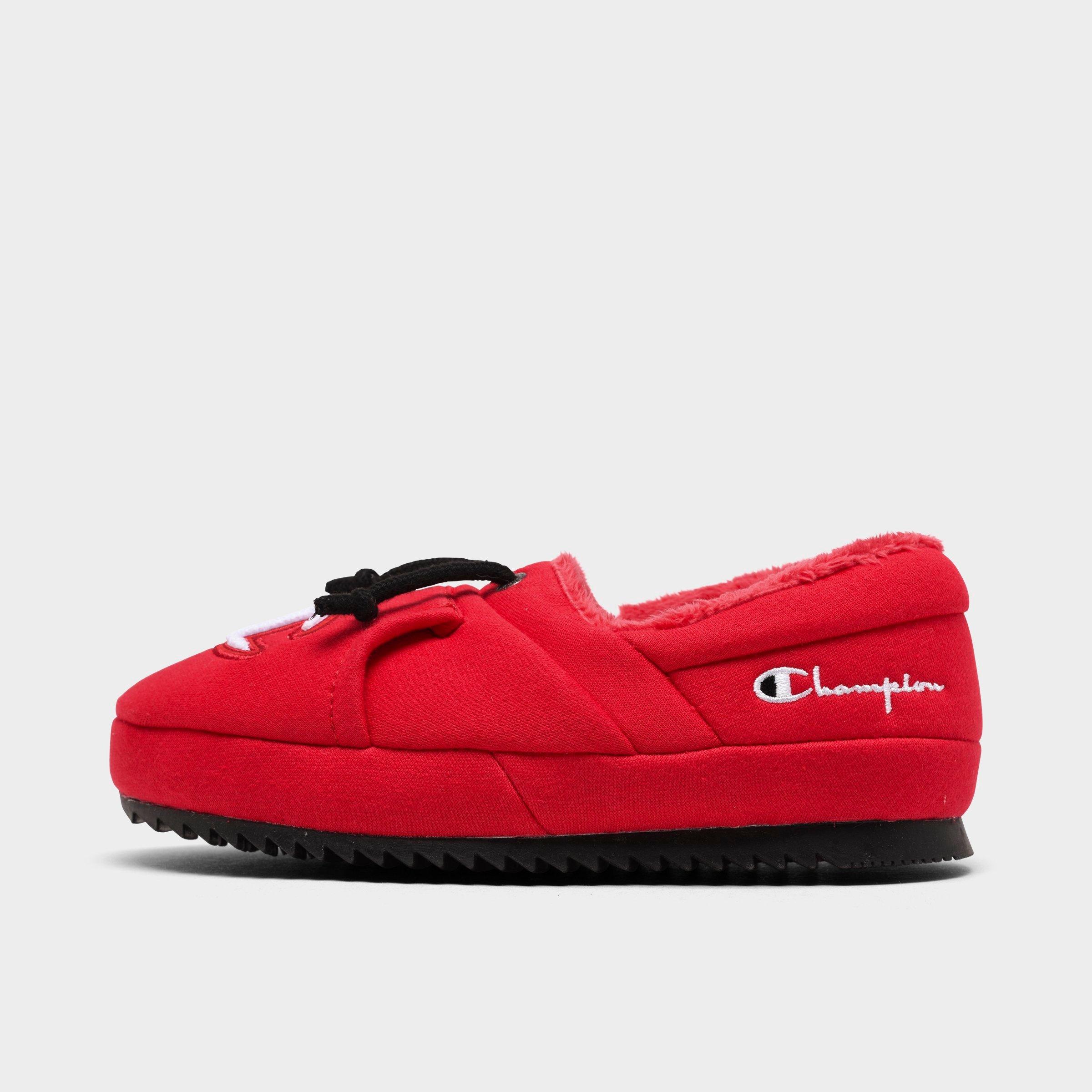 champion slippers red