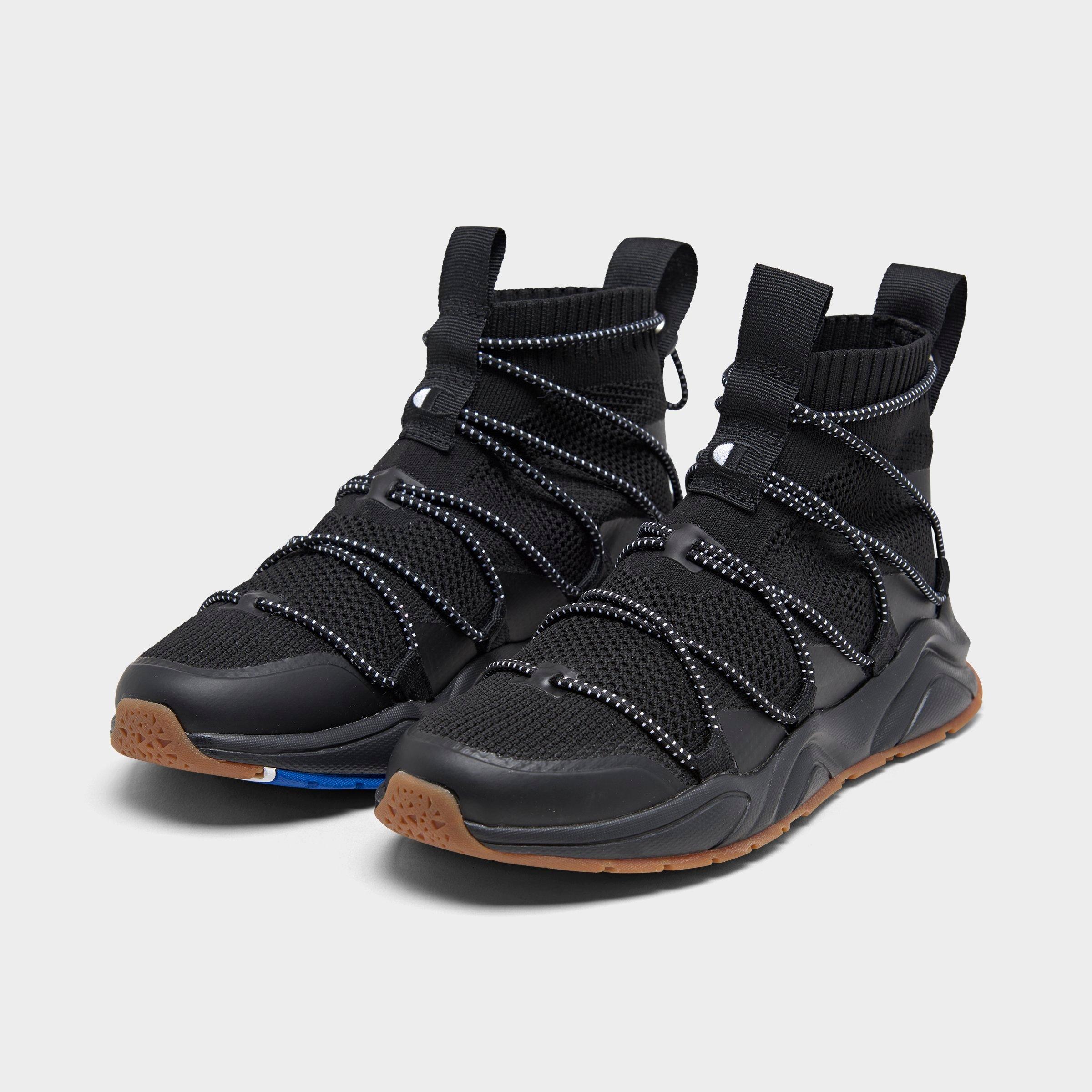 champion sock shoes black