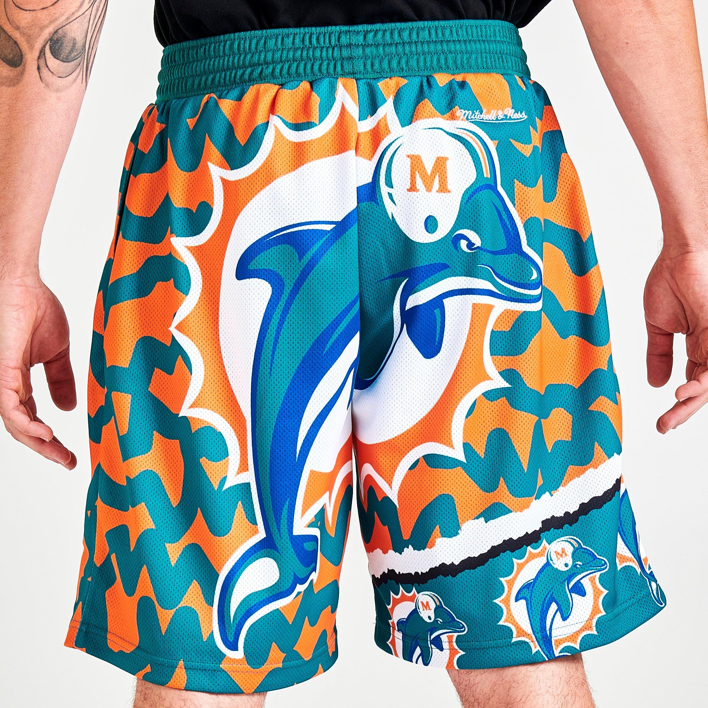 miami dolphins mitchell and ness shorts