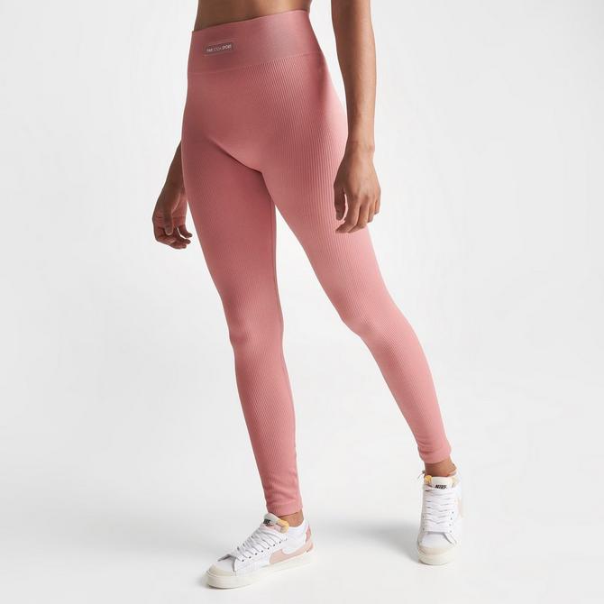 Pink Soda Sport Ventura polyester blend leggings with panelling in black