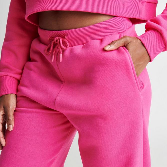 Women's Neon Pink Crop Jogger