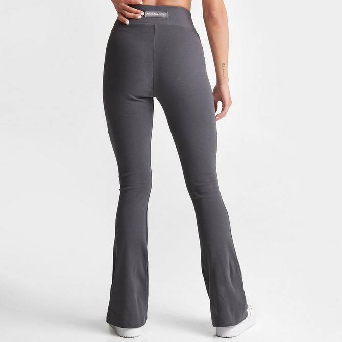 Pink Soda Sport Ventura polyester blend leggings with panelling in black