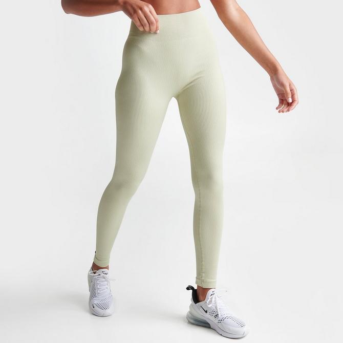 Women's Pink Soda Sport Ribbed Leggings