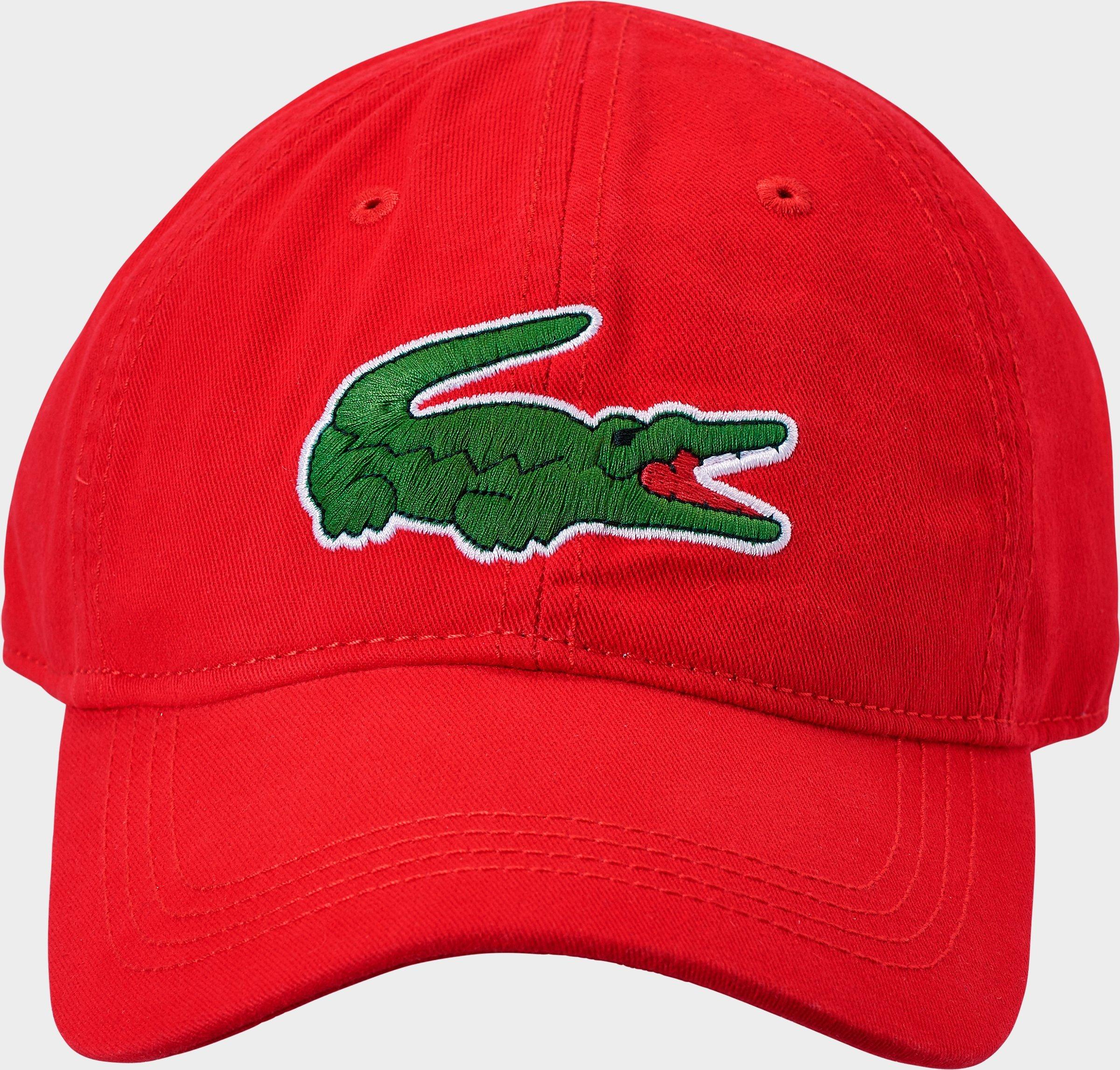 lacoste red hat