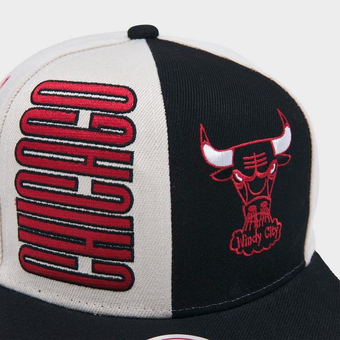 Mitchell And Ness Chicago Bulls Windy City Snapback Red Hat NBA Basketball