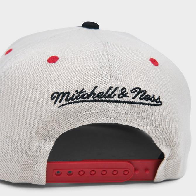 Mitchell & Ness box logo snapback cap in olive