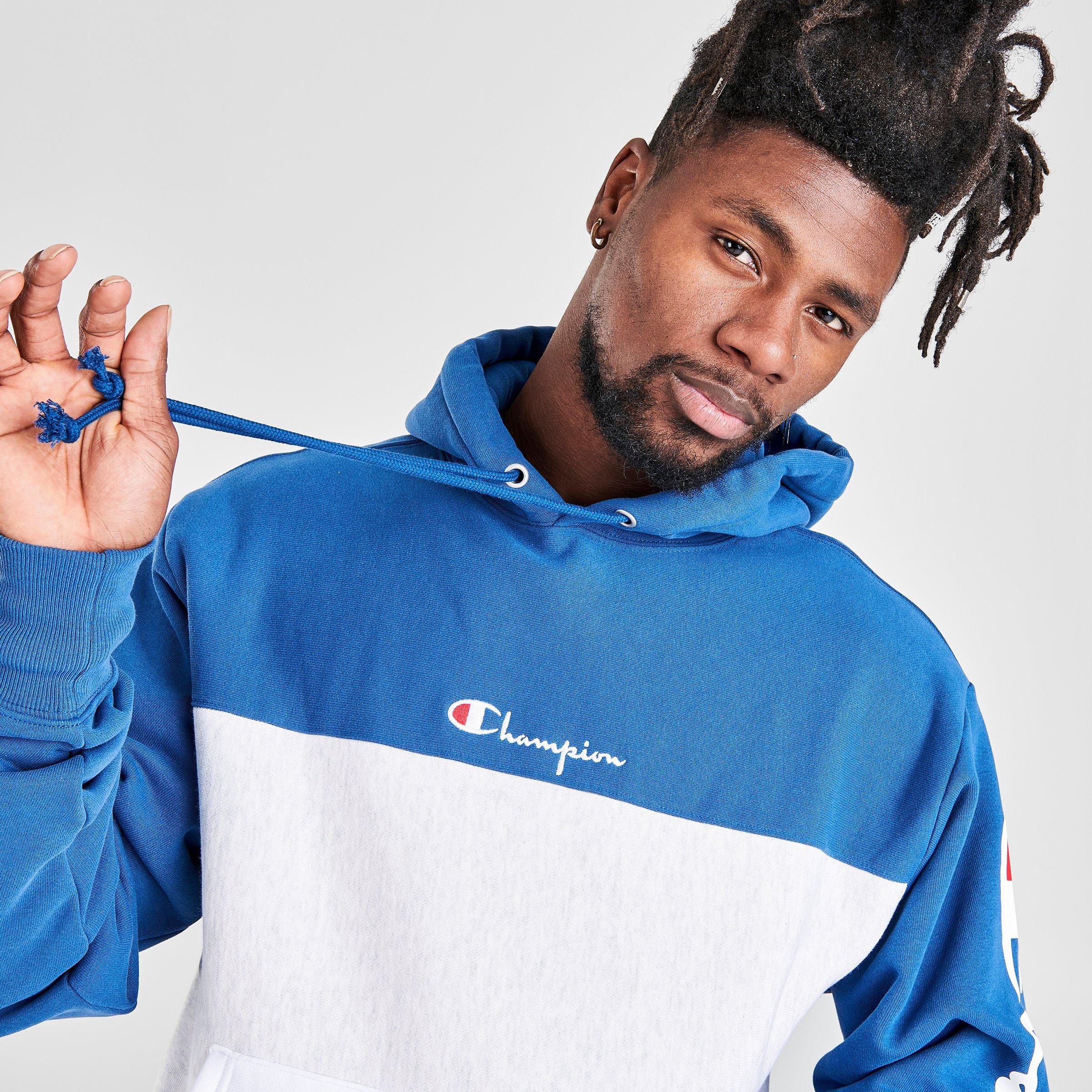 men's champion colorblock hoodie