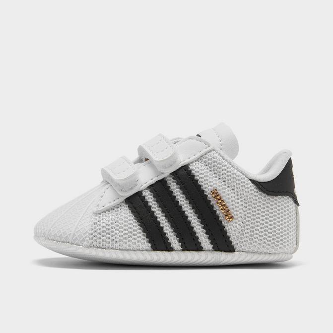  adidas Originals Baby Boys Team Court Sneaker, FTWR White/core  Black/FTWR White, 7 Infant