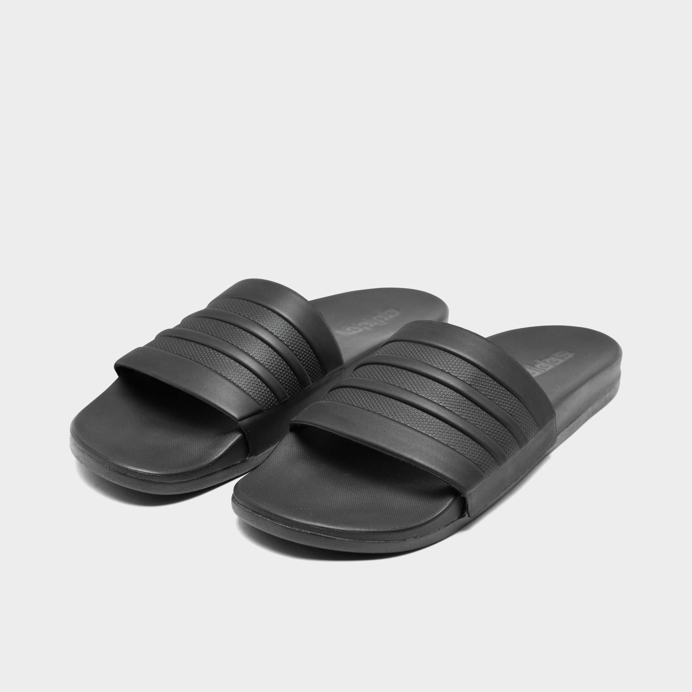 men's adidas adilette cloudfoam plus slide sandals